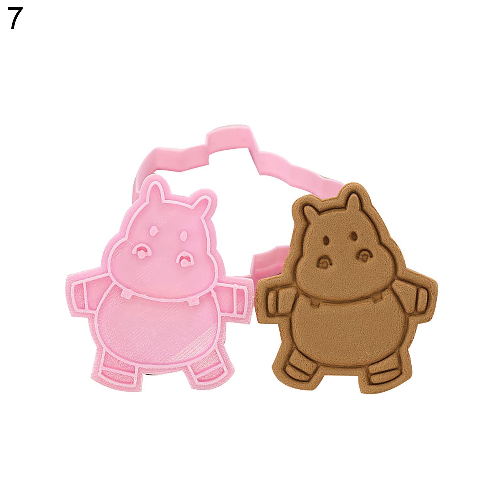 Forest Animals Cartoon Biscuit Mold Pressing Type Household Cookie Baking Tool: 7