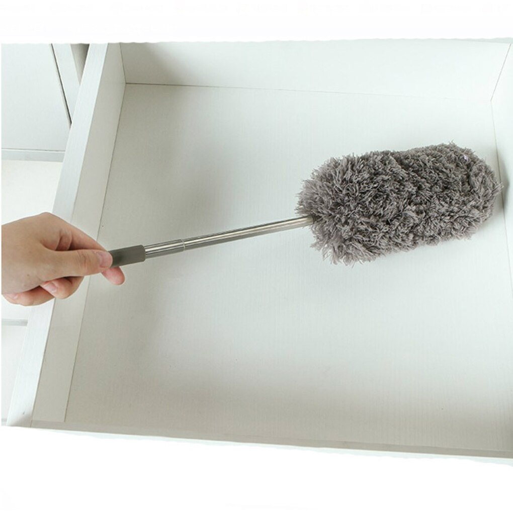 Plumeau anti-poussière en microfibre, outil de nettoyage de pare-brise de voiture, à longue poignée réglable