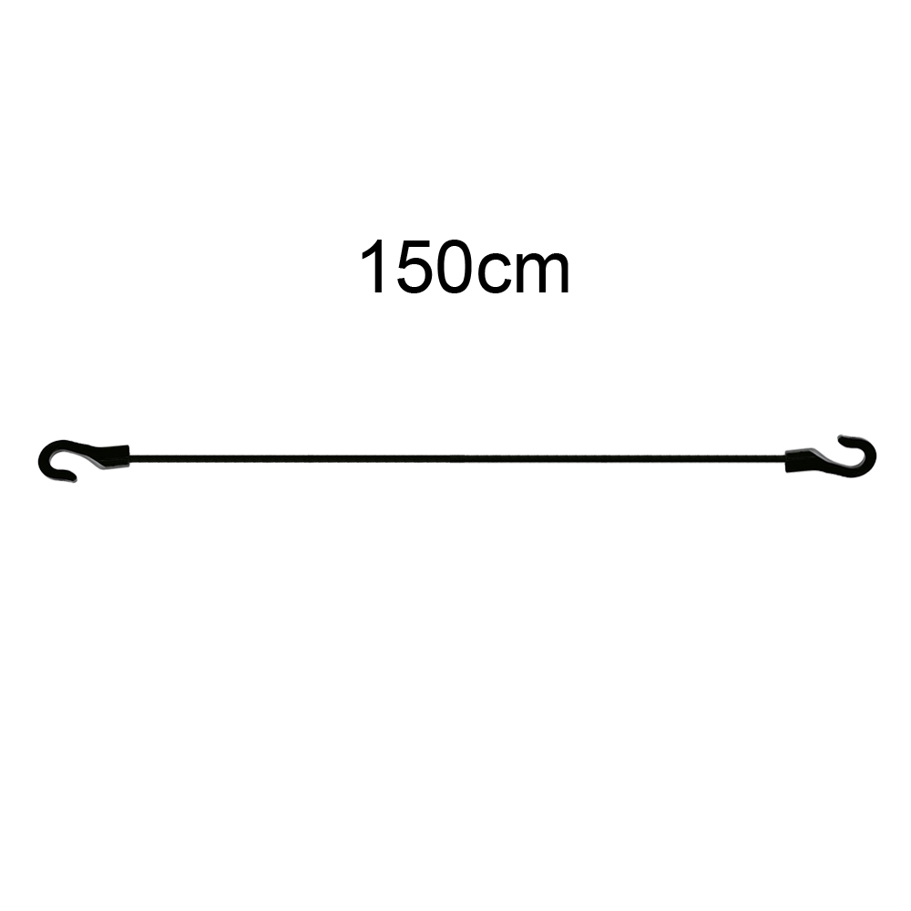 Bungee Cord with Hook Latex Strong Elastic Luggage Rope UV Resistance Rack Cargo Camping RV Hand Carts Tie Downs: Yellow