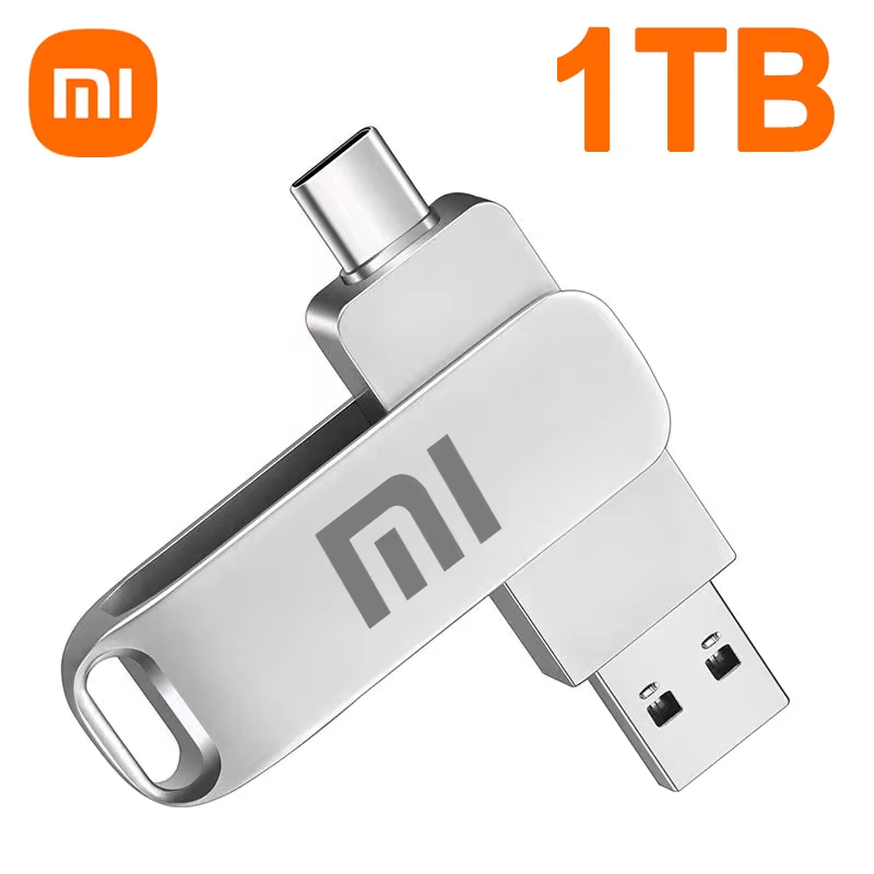 Xiaomi 16TB Flash Drive USB 3.0 Super High Speed Transfer Metal Mini U Disk Pen Drive Type C Memory Waterproof Disk SSD U Drive: Orange