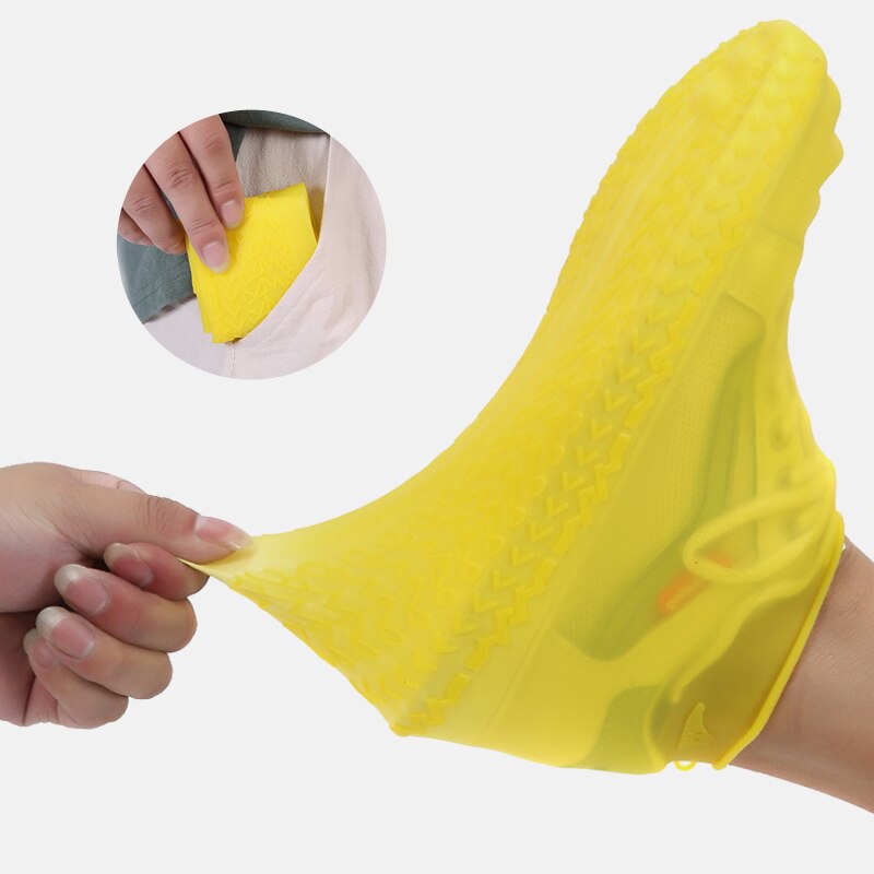 Siliconen Materiaal Unisex Schoenen Beschermers Regen Overschoenen Regen Laarzen Voor Indoor Outdoor Regenachtige Dag Waterdichte Schoen Cover