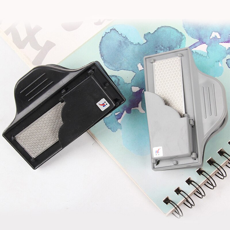 1pcs Fine Art Lead Sharpener Double-sided Pencil Sharpening Sharpener Sketching Board Pencil Sharpening Clip