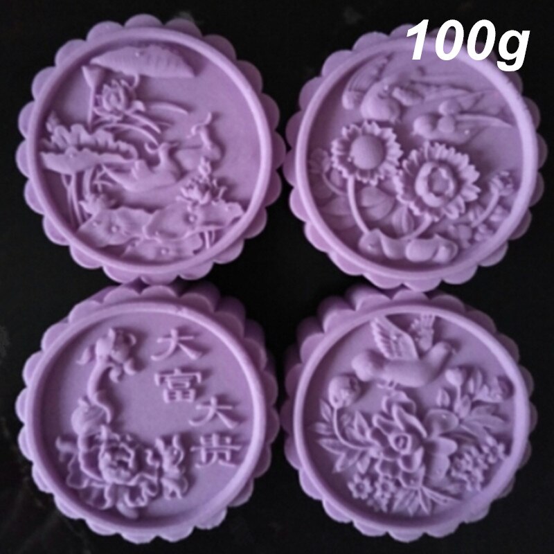 Moule à gâteau en forme de lune, 75g, 100g, 125g, outils de pâtisserie ronde pression manuelle, moule à gâteau en forme de lune en option 1 ensemble: HY19