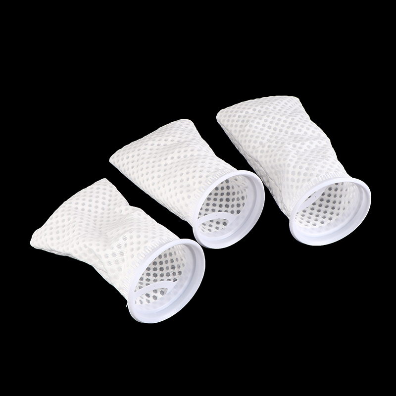 Anti-Überlauf-Aquarium-Filter beutel Waben-wasch nackter wieder verwendbarer Netzschaum-Teppich-Socken beutel für Fisch-Marine-Filtersystem