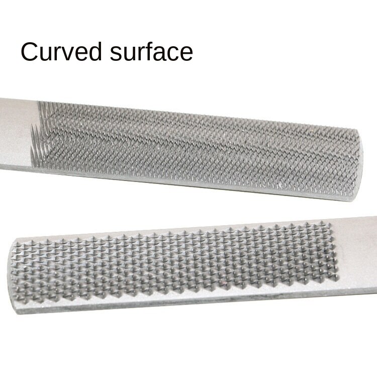 Four-in-One Woodworking File Rosewood File DIY File Wood Flat File Wood Semicircle Steel Flat File Steel Semicircle