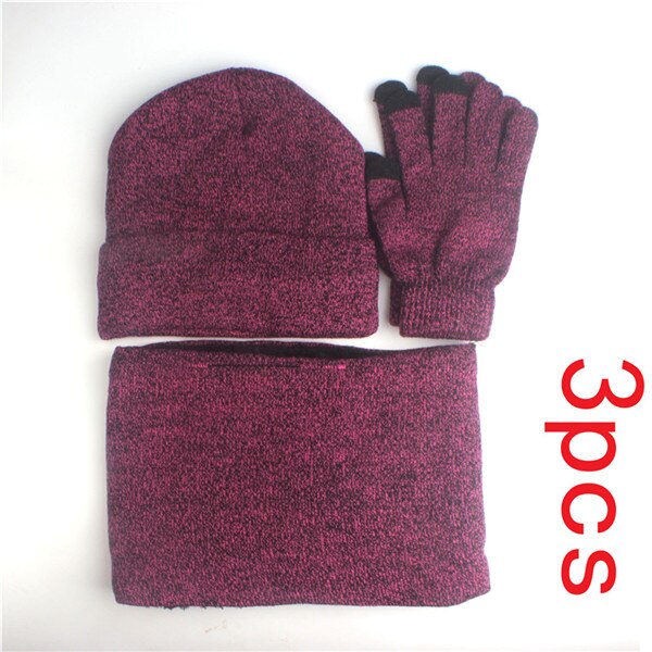 Xthree invierno bufanda sombrero guante de chica de las mujeres sombrero de sombrero invierno barato tapa: Lavanda