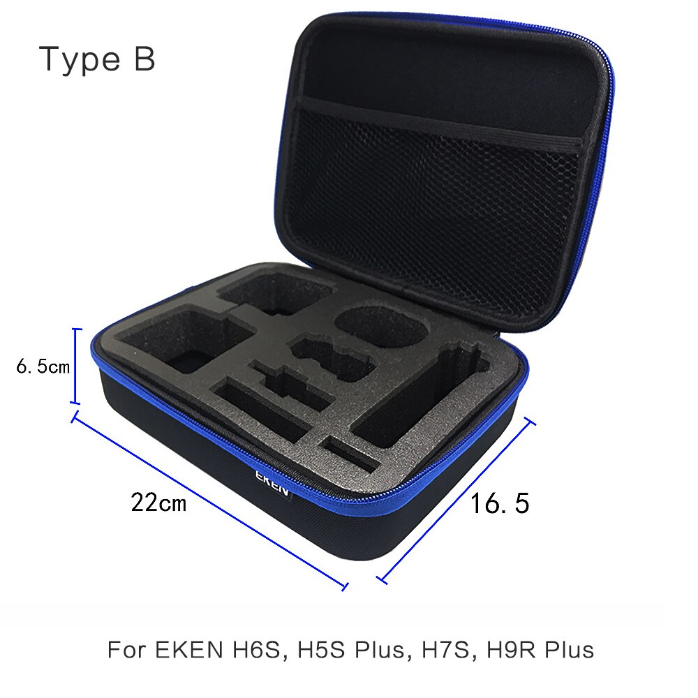 EKEN h9 h9r Draagtas Case Medium Size Anti-shock Opbergtas voor Go pro Hero 6 5 4 EKEN H9R H6S H5s SJCAM SJ4000 Camera Tas
