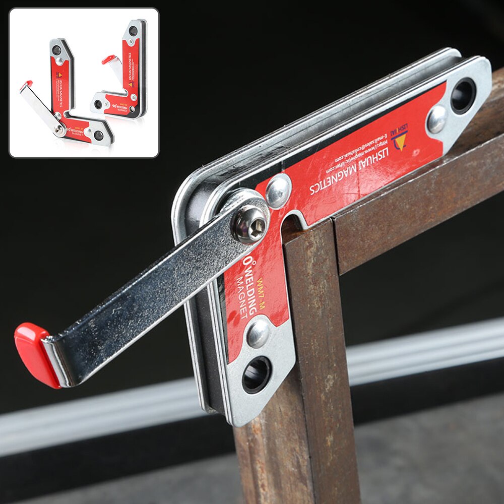 2Pcs Magnetic Holder Corner Welding Magnets Internal and External Right Angle Fixator 30 60 90 Angles Magnetic
