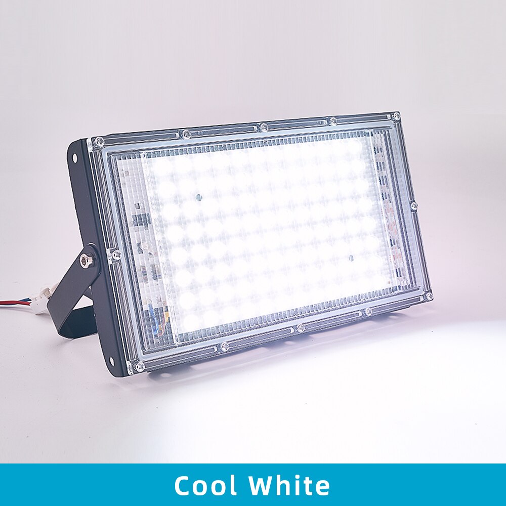 100w flomlys  ac 220v 230v 240v ip65 vanntett av ledet gatelampe hagevegglampe landskapsbelysning utelys: Kjølig hvit 100w