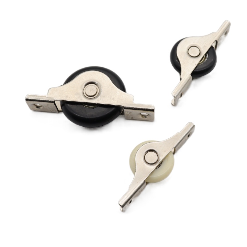 4Pcs 25mm Bear 20KG Sliding Door Roller Cabinet Nylon Caster Wheel Pulley Runners for Wardrobe Window Furniture Hardware Tools