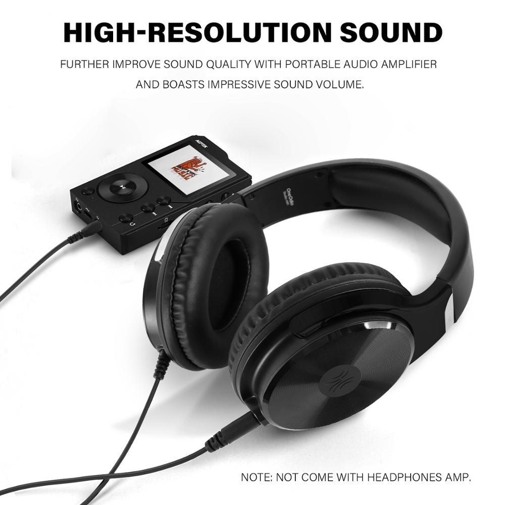 Oneodio Monitoring Studio HIFI Headset Over Ear Wired Headphone Studio DJ Headphones For Mixing Recording