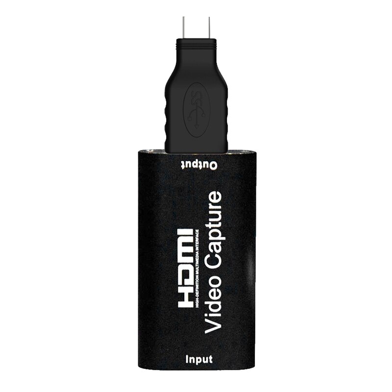 Hdmi til usb 2.0 videooptagelseskort 1080p optager mobiltelefon computer direkte forbindelse