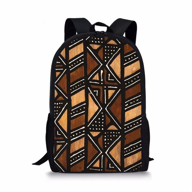 Latin Amerika Schule Taschen für Kinder Afrikanische Tradtional Druck Grundschule Tasche Kinder Schulter Bagpack Mädchen Buch Tasche: 16afrio9