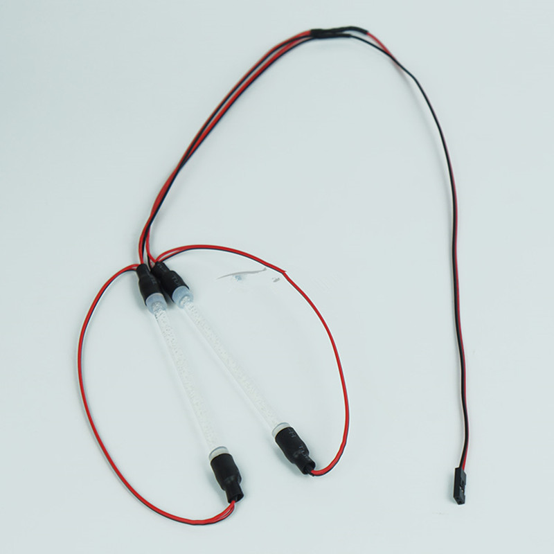 YEAHRUN-luces LED de colores para coche teledirigido, accesorios de decoración de chasis de camión, barra de tubo de luz, piezas de camión sobre orugas