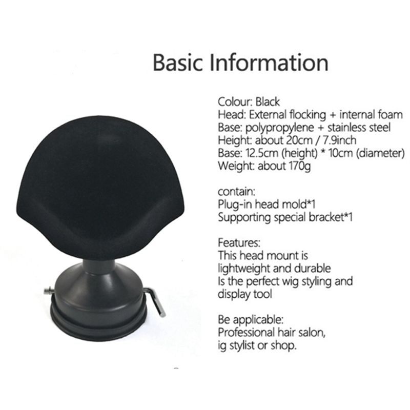 Trend-Mannequin Hoofd Model Pruiken Mannequin Hoofd Met Sucker Voor Pruik Styling En Bevestiging Pruiken Standhouder