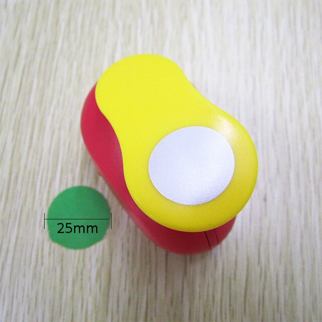 Circle Punch Round Shape Paper Punches Scrapbook Craft for Kindergarten Teacher Office Supplies Kids Large Size DIY Albums Photo: 25mm