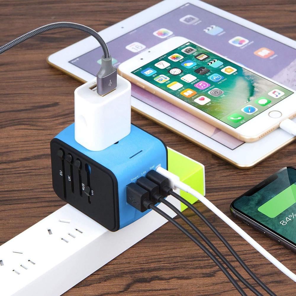 Multi-nation Travel Adapter With USB Charger/USB Type C Adapter With Usb Universal Travel Adapter