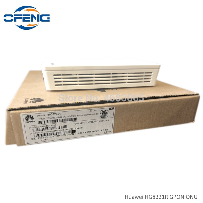 Huawei HG8321R GPON EPON ONU ONT 1GE+ 1FE+ 1TEL FTTH Optical Module Class C+ HGU Router Mode Same As HG8311