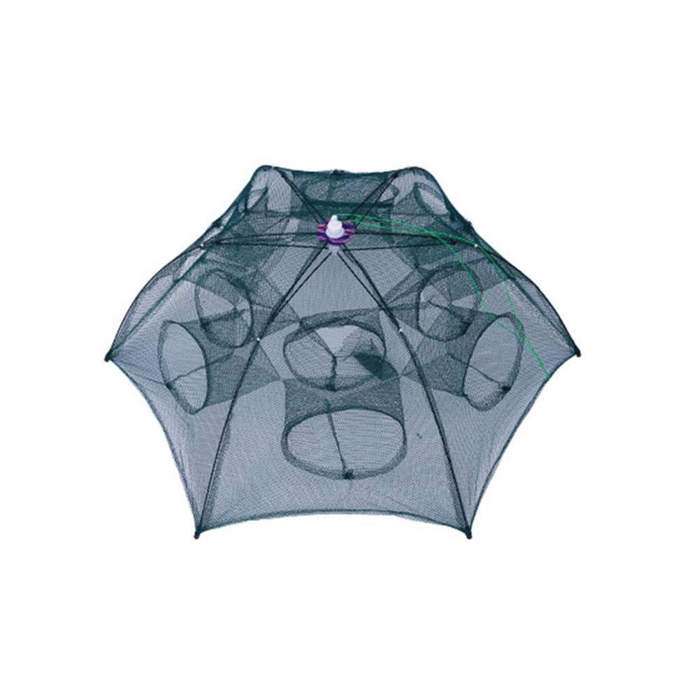 Automatic folding shrimp cage fishing net hand throwing fishing umbrella cage net shrimp net gear bold shrimp F8T3: A