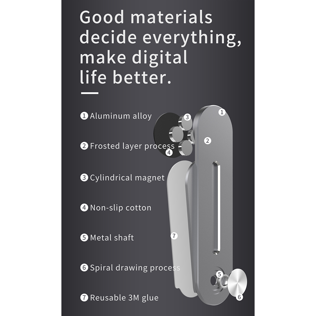 Magnetic phone holder, desktop laptop adjustable mounts, dual screen support