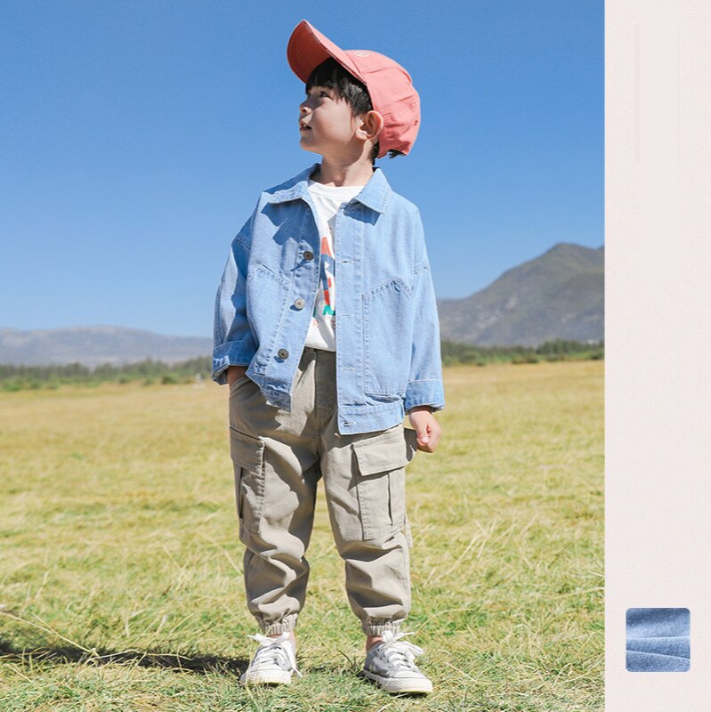 2020 autunno nuova giacca di jeans per bambini di stile Coreano bello giacca boys 'sottile alla moda ragazzi giacca bambini giacca cappotti