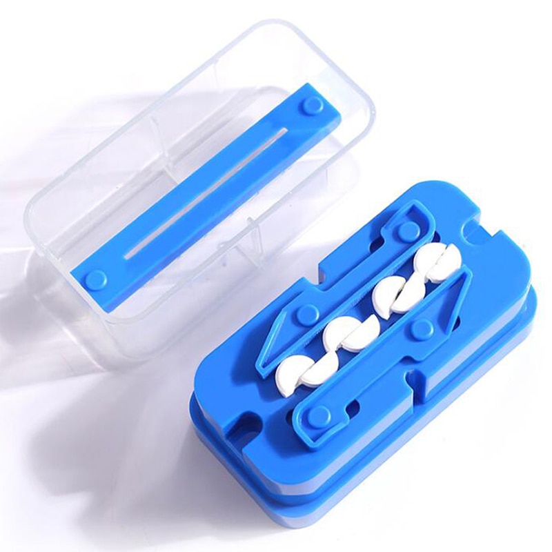 Portable Pill Cutter Splitter Divide Medicine Storage Tablet Splitters Cut Slicer Home Pill Cases Dispenser Pill Box