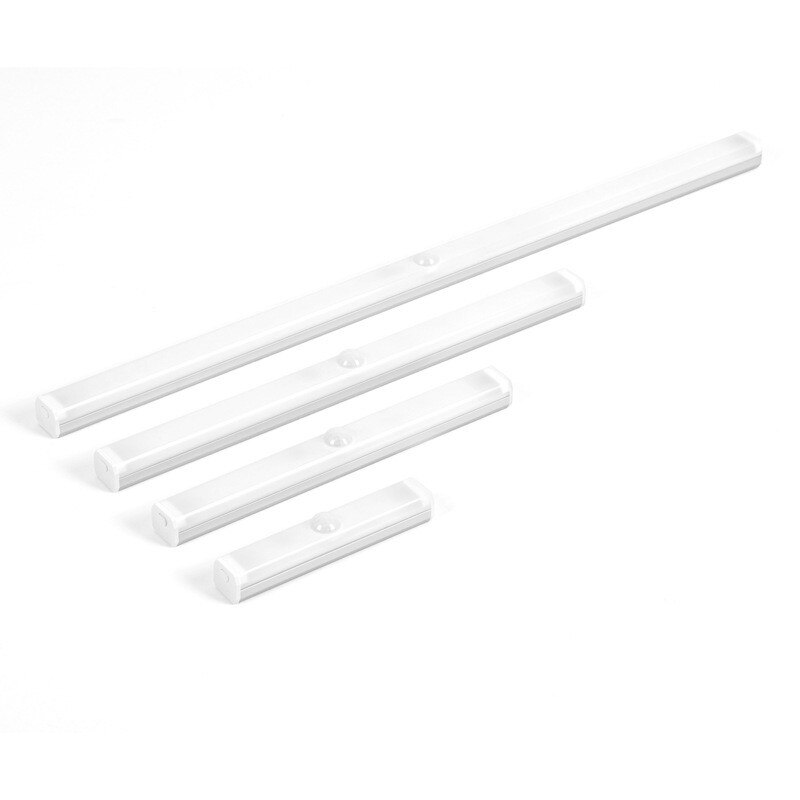 Led Nachtlampje Menselijk Lichaam Sensor Licht Smart Automatische Draadloze Usb Oplaadbare Voor Keukenkast Kledingkast Licht