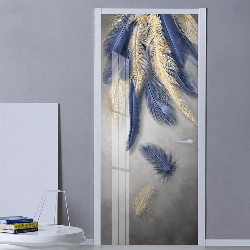 PVC Self-Adhesive Door Sticker Modern 3D Hand Pain... – Grandado