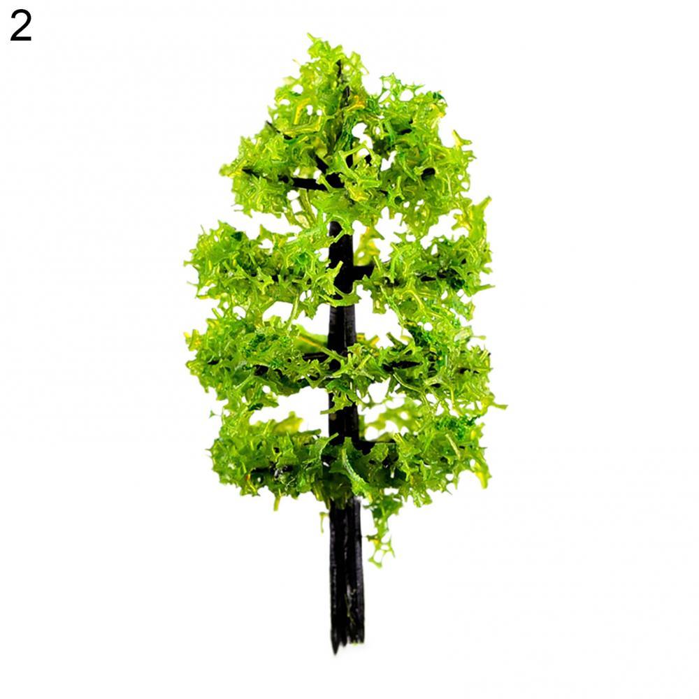 15 Styles Mini Tree Garden Decorations Miniatures Micro Landscape Resin Crafts Bonsai Figurine Garden Terrarium Accessories: 02