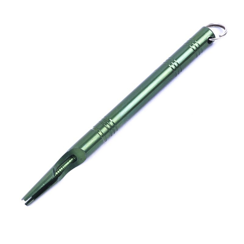 Outdoor Snelle Koppelverkoop Tool Vissen Aluminiumlegering Vissen Tweekoppige Naald Knopen Tie Vislijn Knoper Vishaak Tie: G