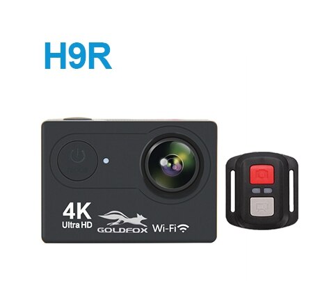 H9R Action Camera Ultra HD 4K WiFi 2.0" 170D Underwater Camera Go Waterproof Pro Helmet Video Sport Camera For Outdoor Sports: Black
