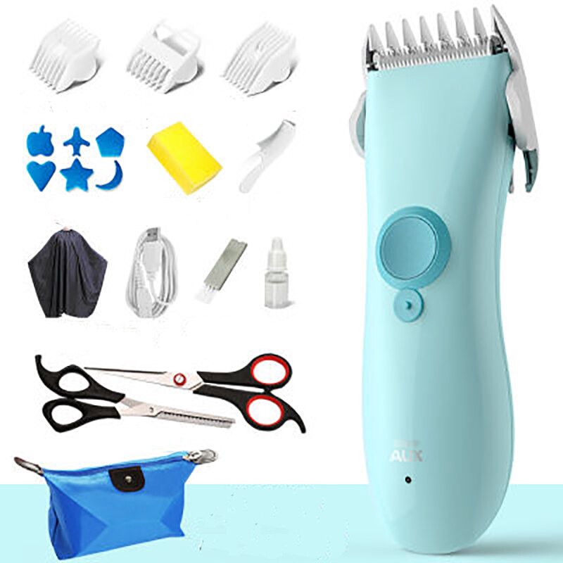 Baby Haar Clipper Professionelle Elektrische Haar Trimmer Für Männer Kinder Familie Verwenden Wiederaufladbare Cordless Haar Trimmer: Himmel Blau