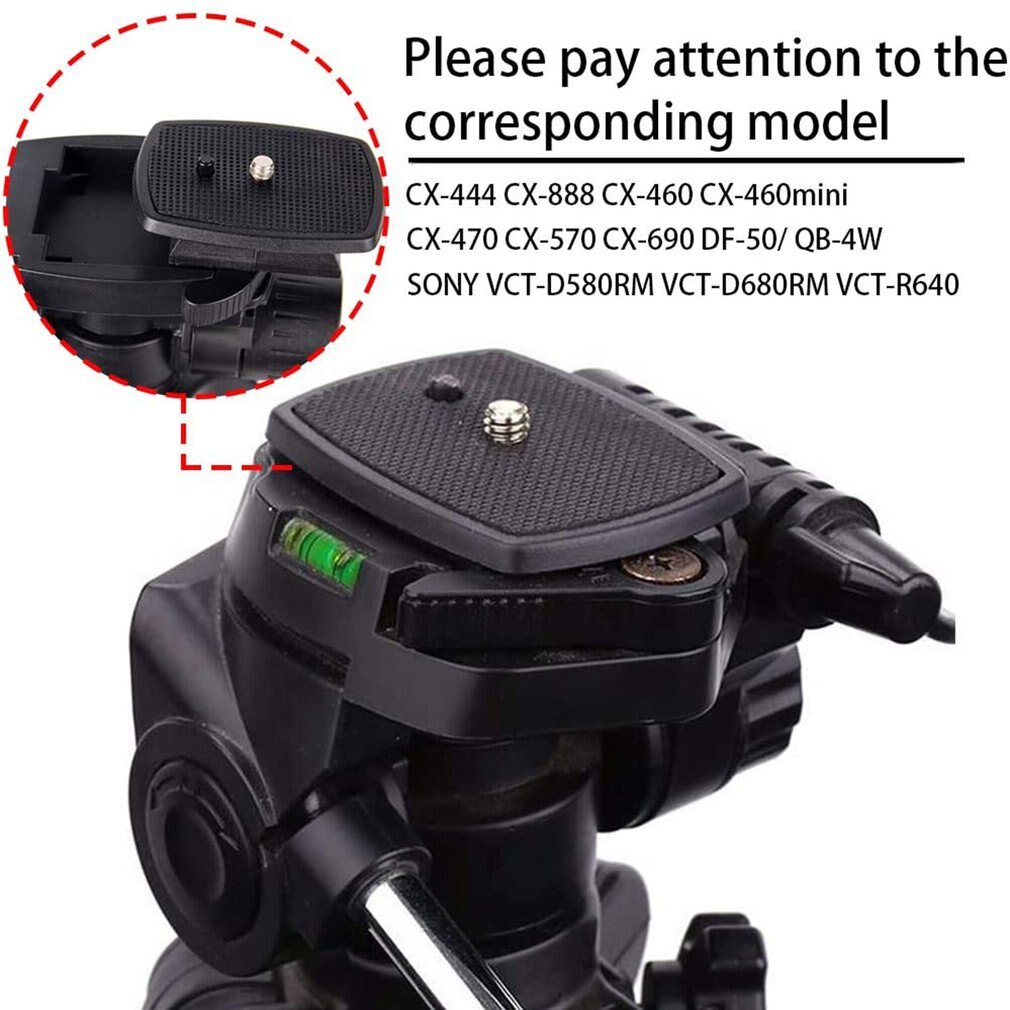 Camera tripod plate monopod Three-dimensional Plastic Adapter mount Camera Tripod Head Quick Release Plate Tripod Platform
