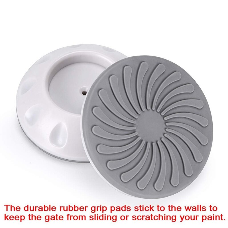 4 Packs Of Pet Gates Wall Guard Safe Wall Bumpers Guard Wall Protector Cups Pads For Pressure Gate Door Stairs