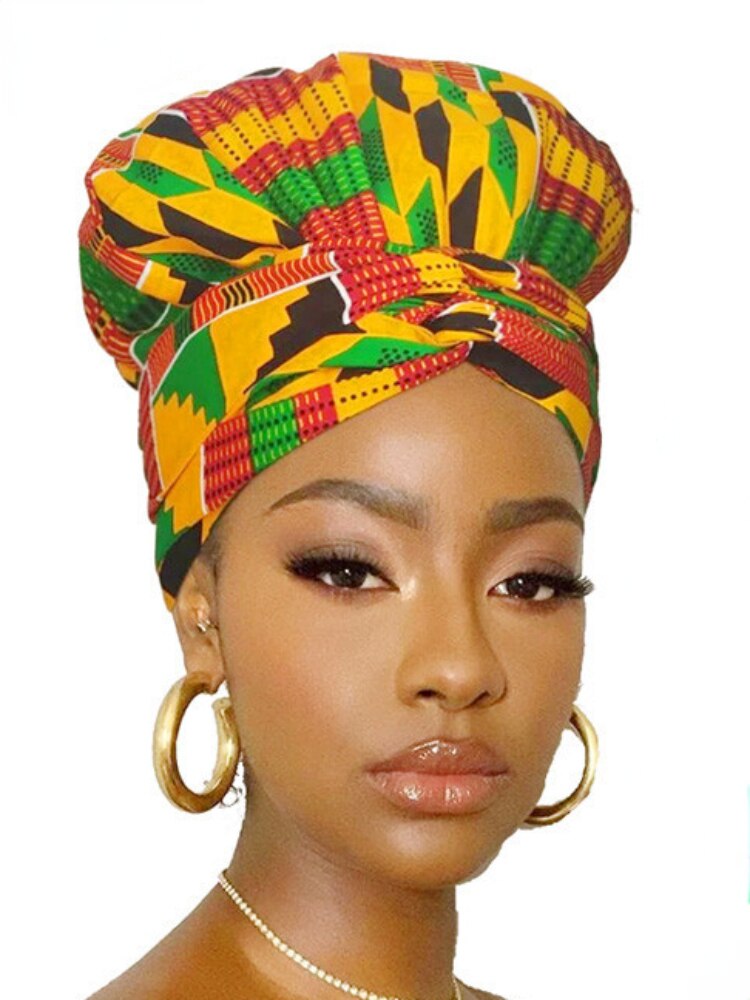 Grand couvre-chef africain Ankara en Satin pour femmes noires, couvre-chef de soins infirmiers, prêt à porter, chimio