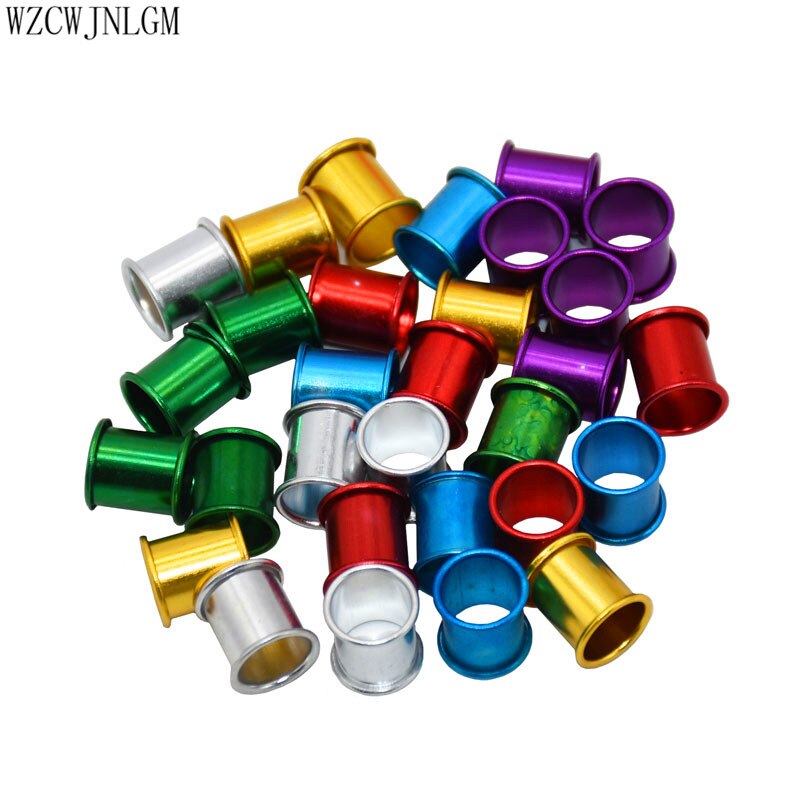 300pcs8mm duif voetring qualityAluminum legering duurzaam vogel ring voet ring multicolor vogel gereedschap