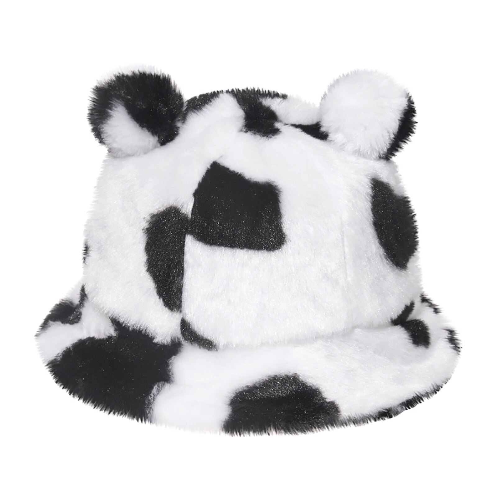 Sombreros de pescador de felpa con tinte anudado para mujer, gorro abrigado para exteriores, gorra de pescador de terciopelo suave, gorro de lavabo cálido de para mujer: WH2