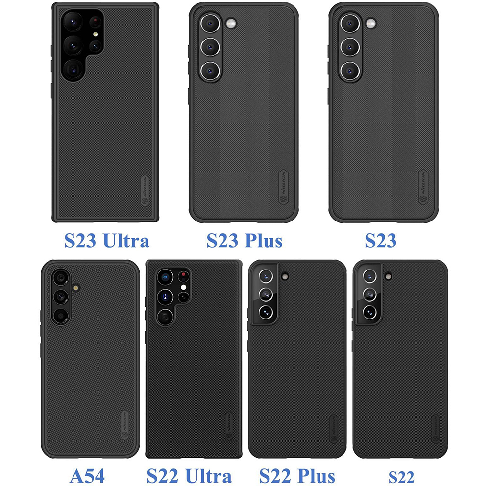 Nillkin Case for Samsung Galaxy S23 Ultra S22 Plus A54, Slim PC+TPU Anti-Scratch Fingerprint Proof Phone Protective Cover