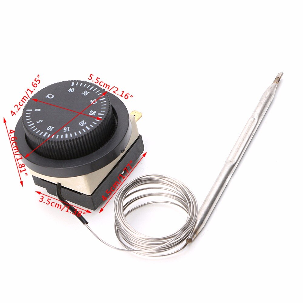 Interrupteur de contrôle de température 0-40 degrés | Interrupteur de contrôle de température, Thermostat capillaire, interrupteur de contrôle automatique
