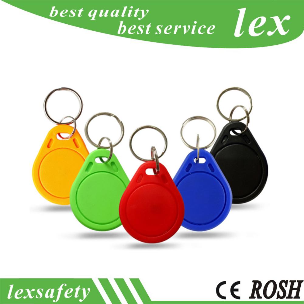 100pcs/bag RFID key fobs 125KHz EM4305 proximity ABS tags read and write rewritable duplicator copier access control