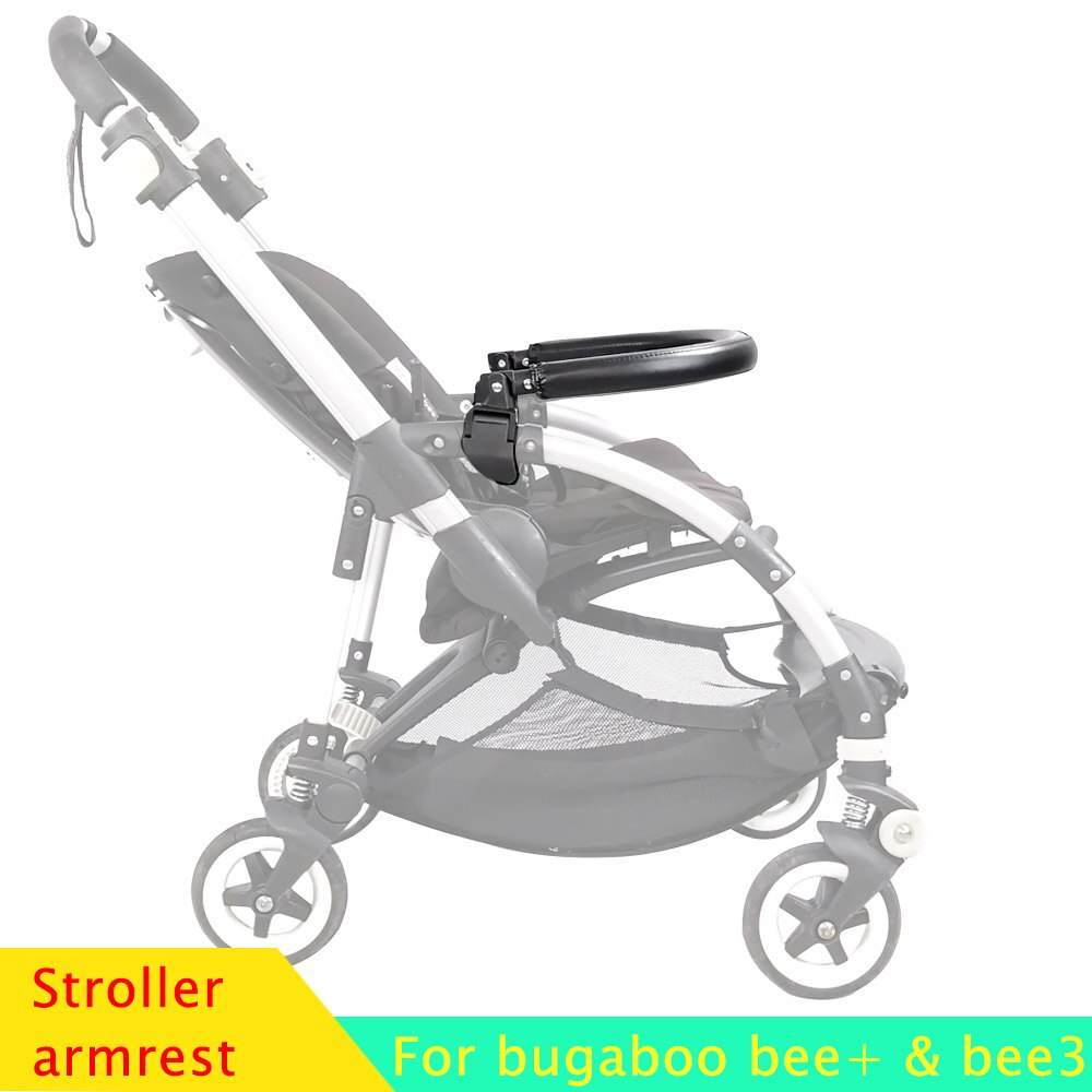 Kinderwagen Bumper Bar PU Leer & Oxford Stof Armsteun Voor Bugaboo Bee3 Kinderwagen Accessoires Kinderwagen Bar leuning