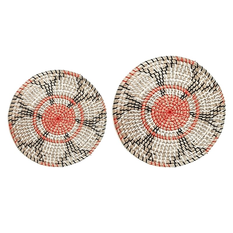 Japanse Stijl Stro Placemat Coaster Hand Geweven Eettafel Mat Isolatie Pad