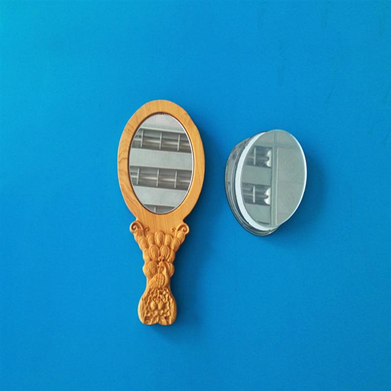 20 st mini speglar diy legering spegel kvinnor smink använd spegel mini oval form ofärdiga spegel lins för diy konst hantverk spegel
