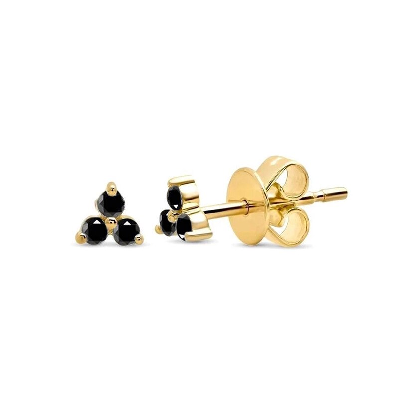 Simple Geometric Cross Earrings Clip 925 Sterling Sliver Hollow Earrings for Women Gold Color Earrings Jewelry: 7