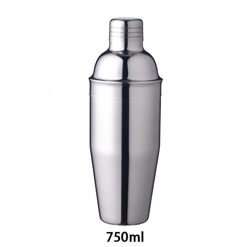 250/350/550/750 ml cocktail shaker mixer vin martini boston shaker for bartender drink party bar verktøy: 750 ml