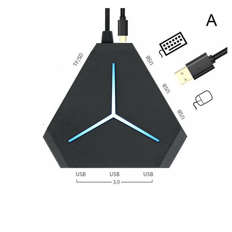 Triangle USB 3.0 HUB Splitter ABS Multi Port Multi... – Grandado
