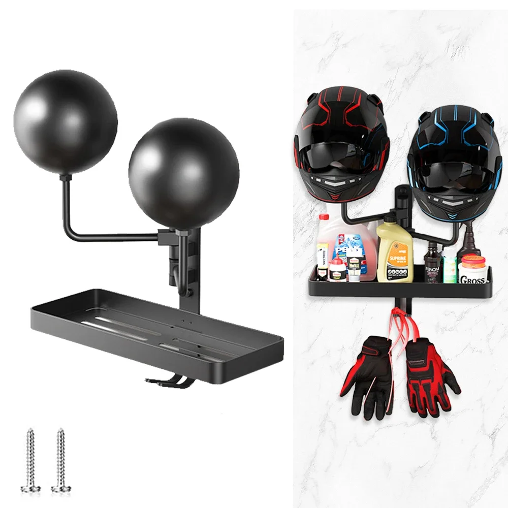 Support de casque de moto, présentoir pratique avec crochet, support de suspension pour chapeaux de volley-ball de Football, veste de casquettes