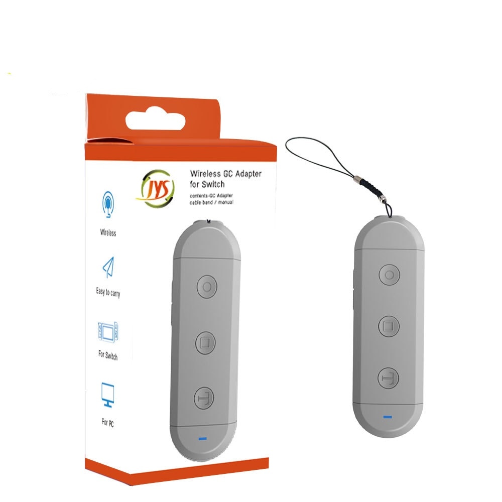 Wireless GC Converter Adapter for Switch/PC Wired GameCube & WII Classic Controller GC to Switch+Vibration/Screen Capture/Turbo