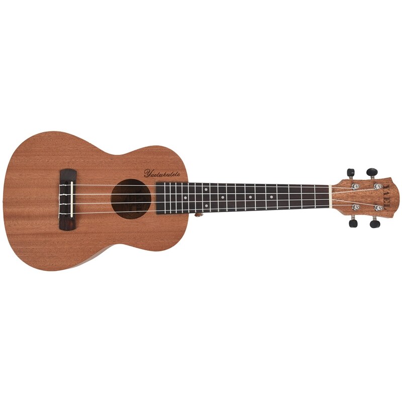 Ukulele akustisk gitarr sapele trä ukulele hawaii 4 strängad gitarr: 26 tum