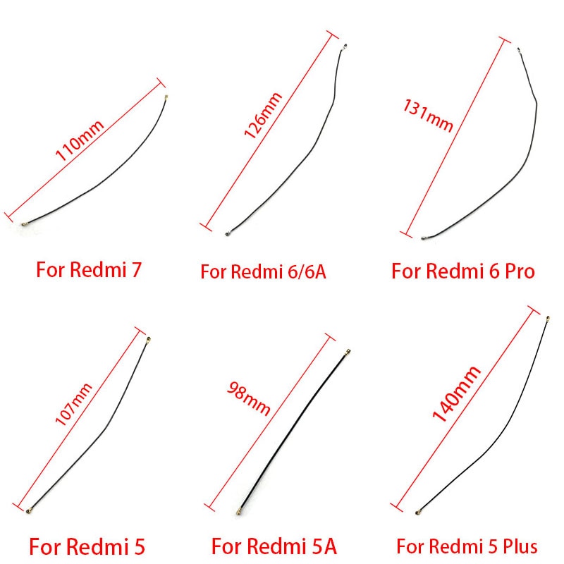 Inner Wifi Antenne Signaal Flex Kabel Draad Lint Voor Xiaomi Redmi 3 3S 4 4A 4X 5A 5 Plus 6 6A 7 S2